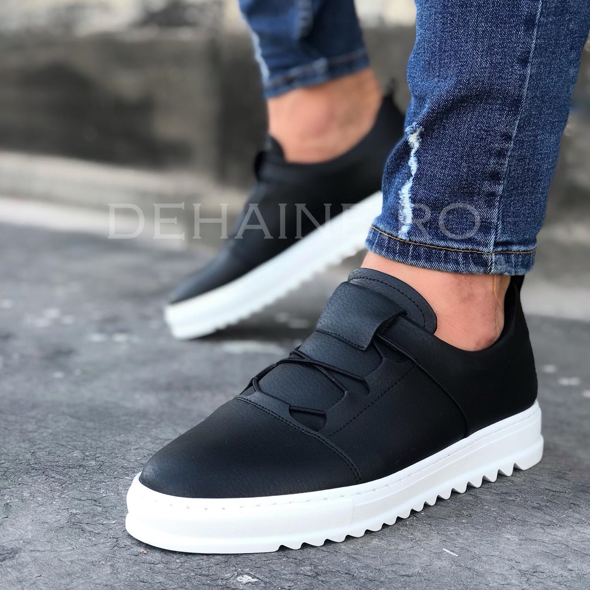 Adidasi barbati casual negri ZR A6290